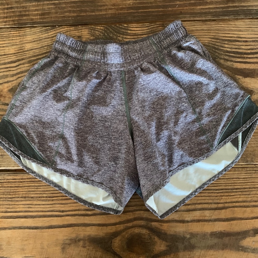 Lululemon gray Hotty hot shorts